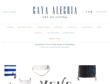 Tablet Screenshot of gaya-alegria.com